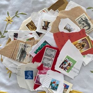 COPY - Vintage stamps for crafting and junk journaling